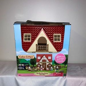 Red roof cozy cottage calico critters house